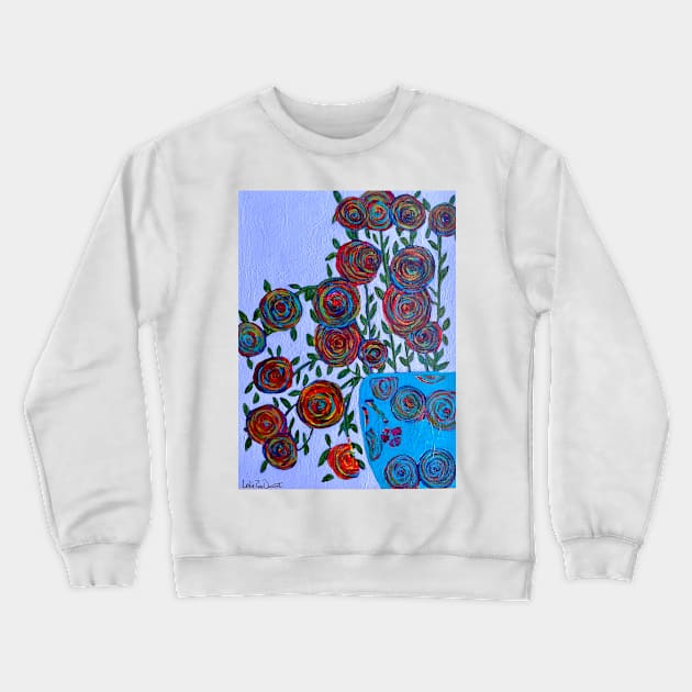 Spring Flowers, No. 2 Crewneck Sweatshirt by Leslie Pino Durant